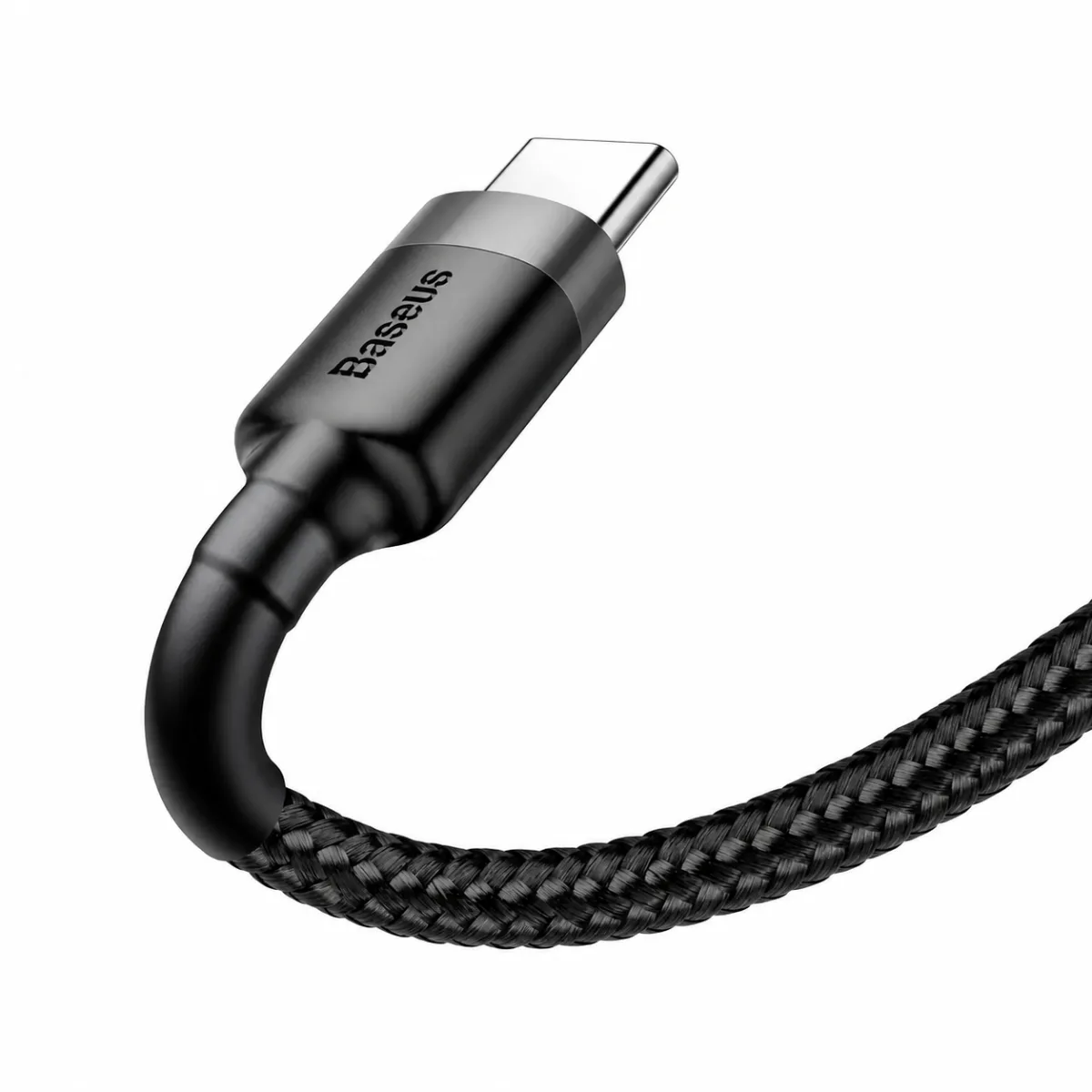 CABO CARREGADOR USB A P/ USB C BASEUS FAST CHARGING 1M, EG1, PRETO