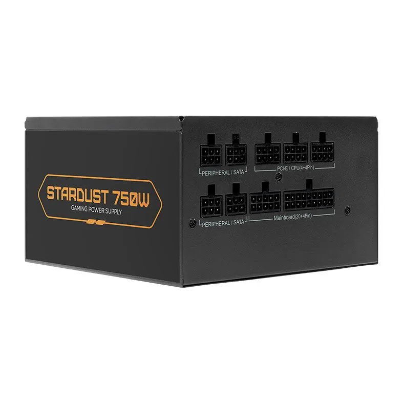 FONTE PICHAU STARDUST, 750W, FULL MODULAR, CYBENETICS BRONZE, PRETO, PG-ST750-BK01 — imagem 2