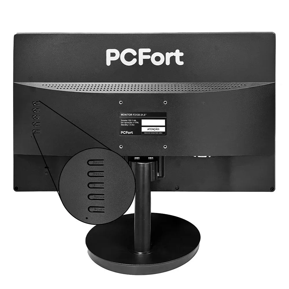 MONITOR PCFORT F2130 21.5", FULL HD, VGA - HDMI - VESA — imagem 4