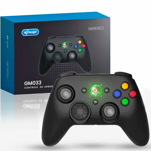 GAMEPAD XBOX 360/PC C/FIO USB KP-GM033 KNUP