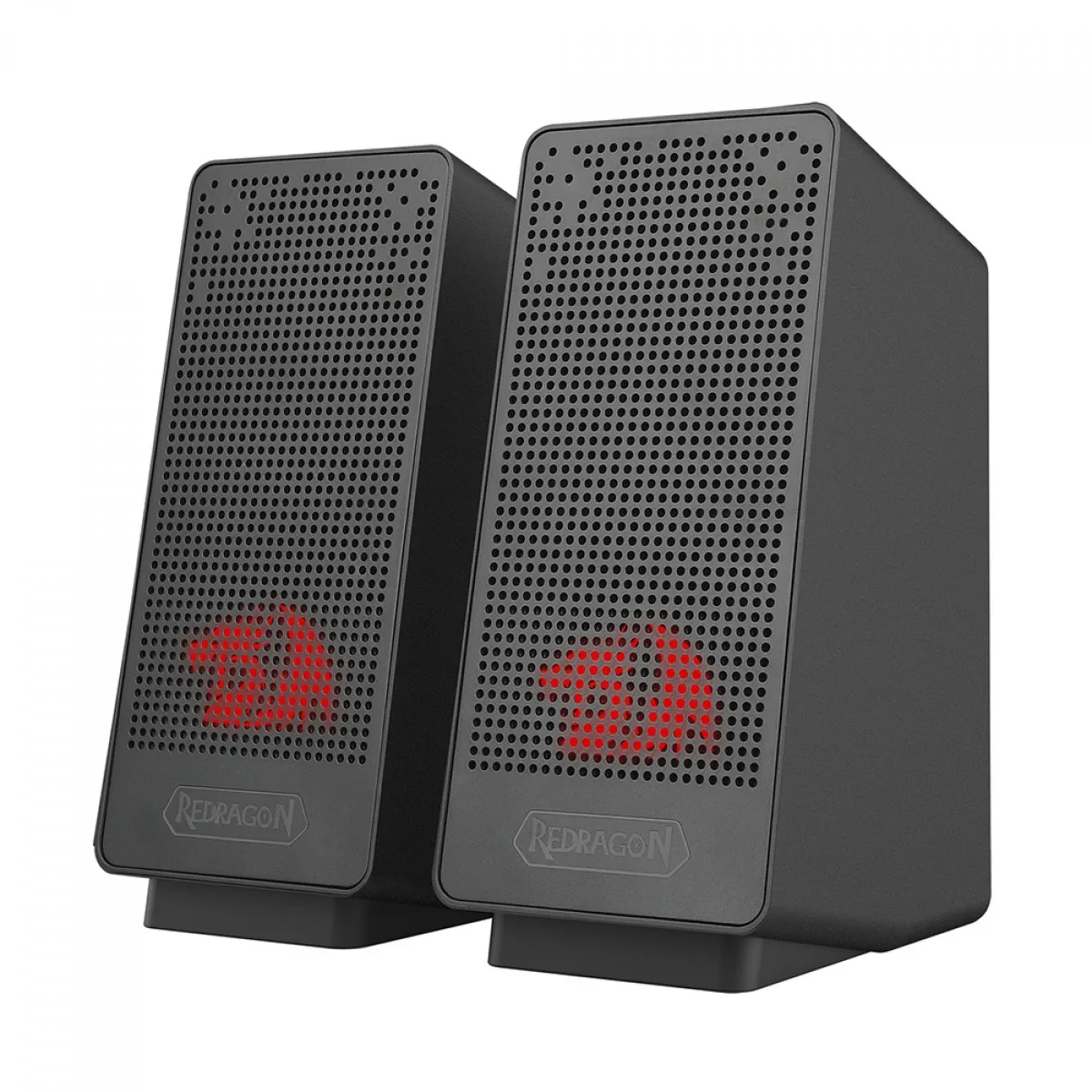 CAIXA DE SOM GAMER REDRAGON RANCH, STEREO, AUX, USB, PRETO, GS513