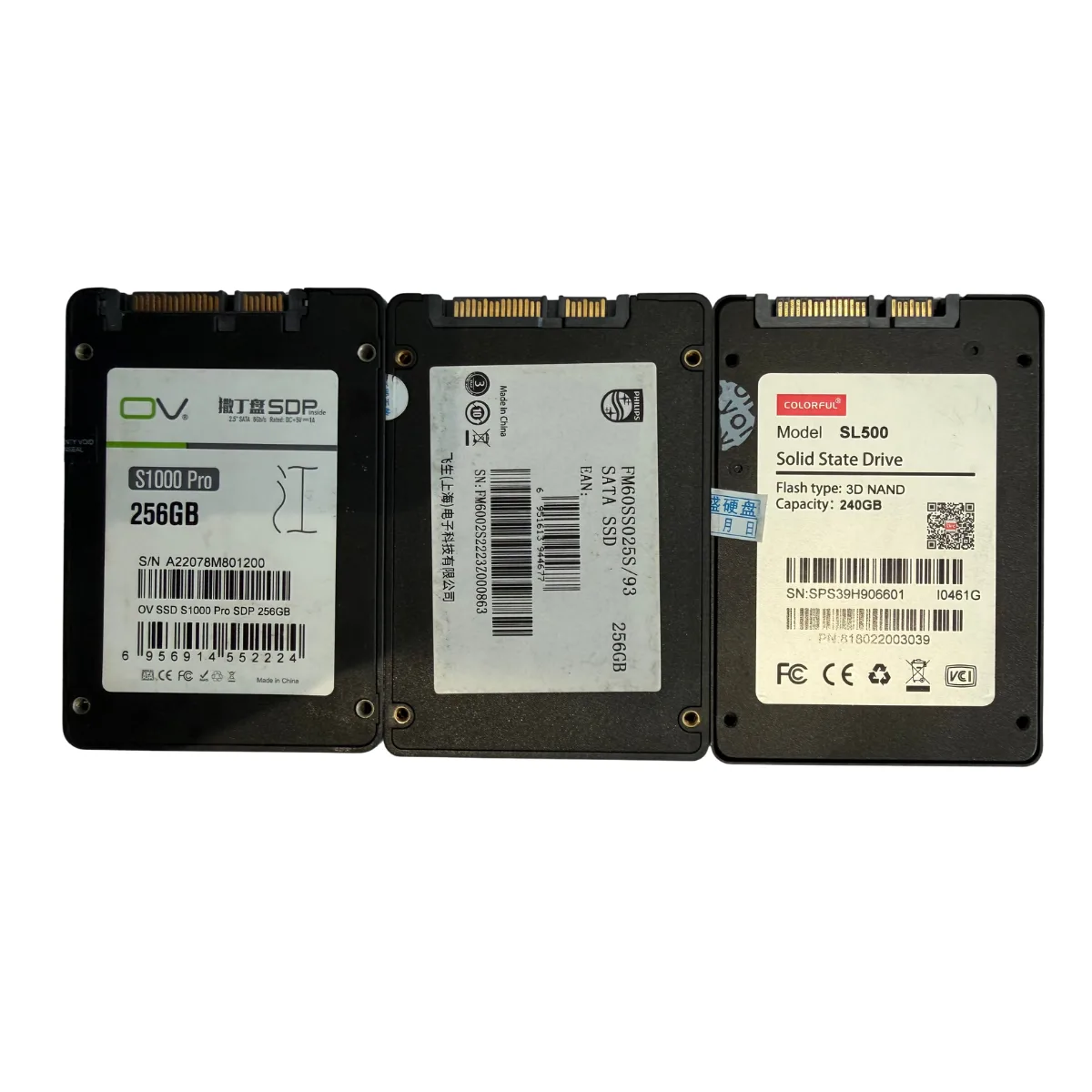 SSD 240/256GB, SATA 3 (SN)