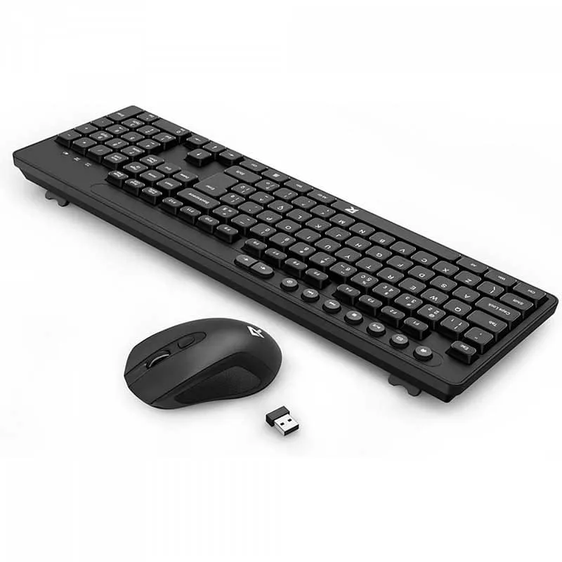 COMBO TECLADO + MOUSE REDRAGON PRETO SEM FIO BS-7094 — imagem 1