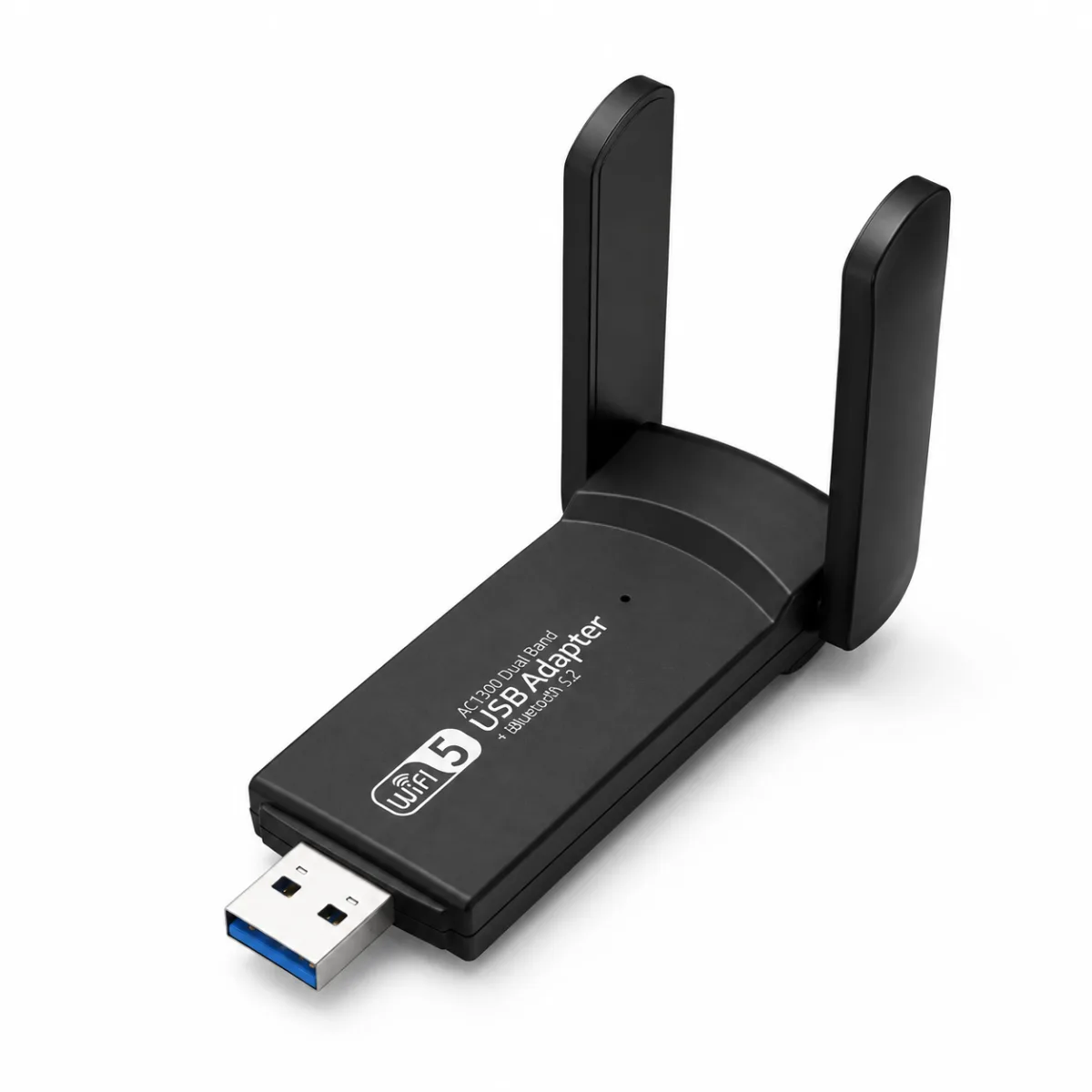 ADAPTADOR WI-FI USB 3.0 DUAL BAND 1300MB FENVI + BT 4.2 (2 ANTENAS)