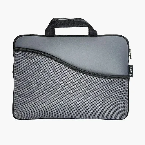 CAPA / CASE PARA NOTEBOOK C/ ALÇA E BOLSO 15.6" - CINZA