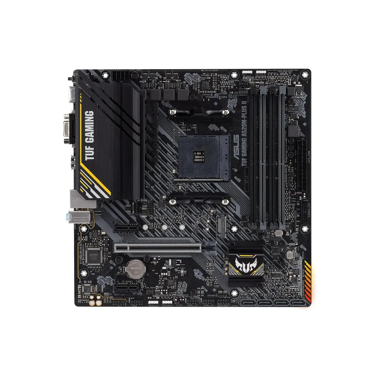 PLACA MÃE ASUS TUF GAMING A520M-PLUS WIFI, AMD AM4, MATX DDR4 — imagem 3