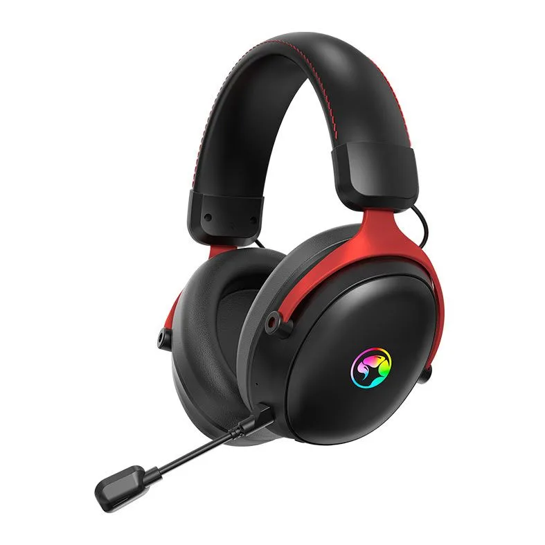 HEADSET GAMER MARVO TACTIC X PRO, RGB, WIRELESS, DRIVERS 53MM, TRI-MODE, PRETO, HG9076W