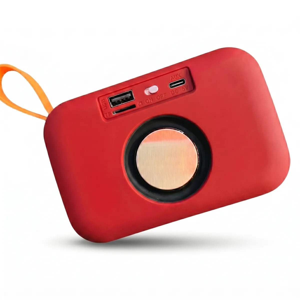 CAIXA DE SOM PORTÁTIL BLUETOOTH TG506 TEG (VERMELHO)