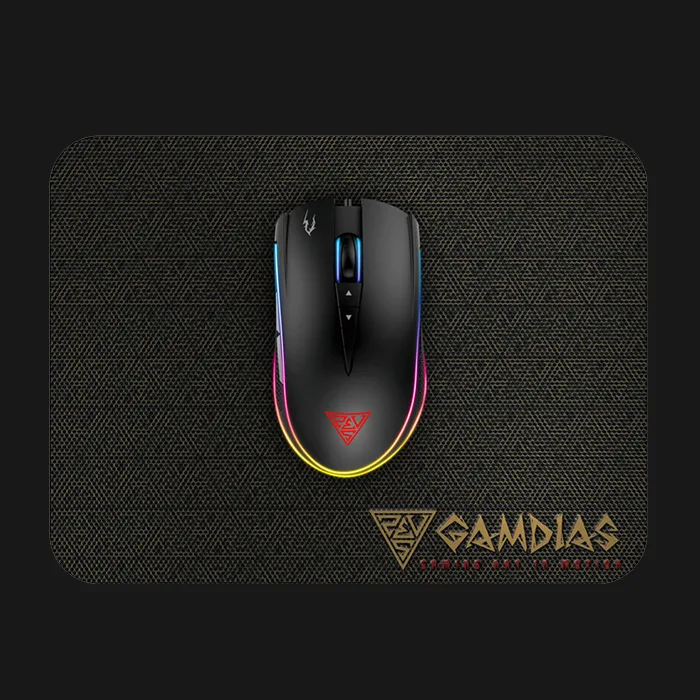 MOUSE GAMER GAMDIAS ZEUS M2 RGB + MOUSEPAD NYX E1