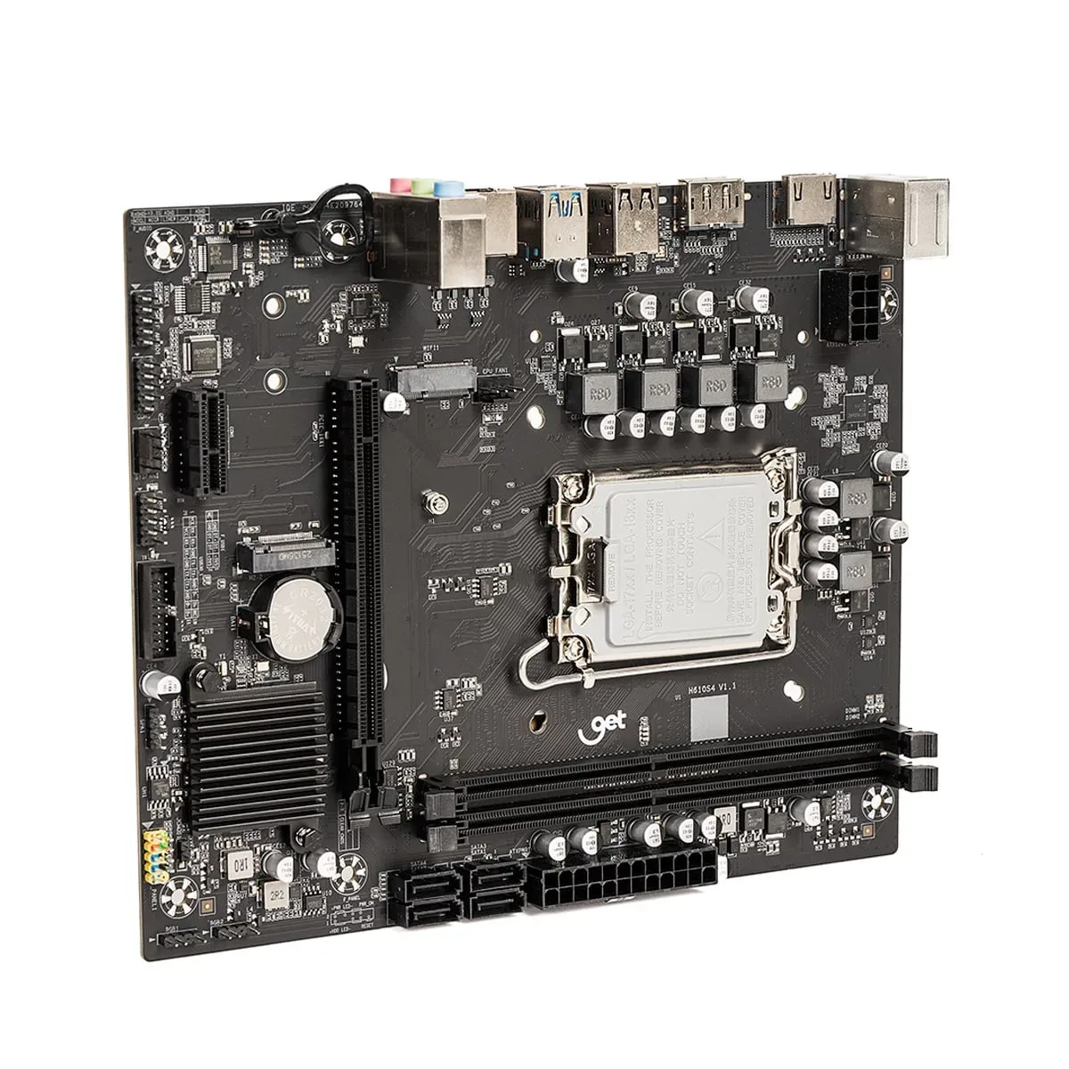 PLACA MÃE GET H610M PRO, INTEL, MATX, LGA 1700 DDR4 — imagem 2