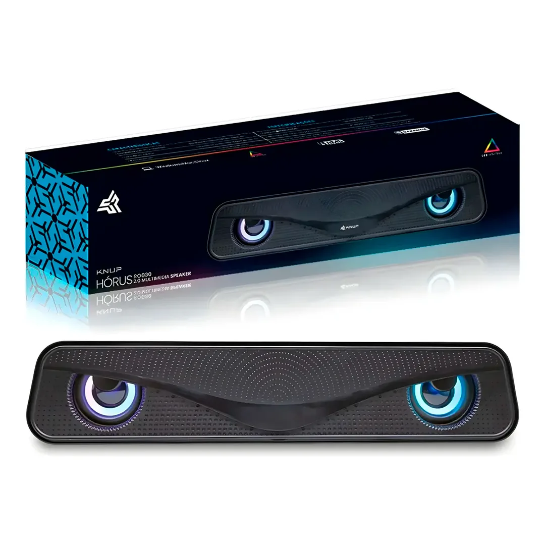 CAIXA DE SOM USB 6W P2 LED KPRO830 KNUP