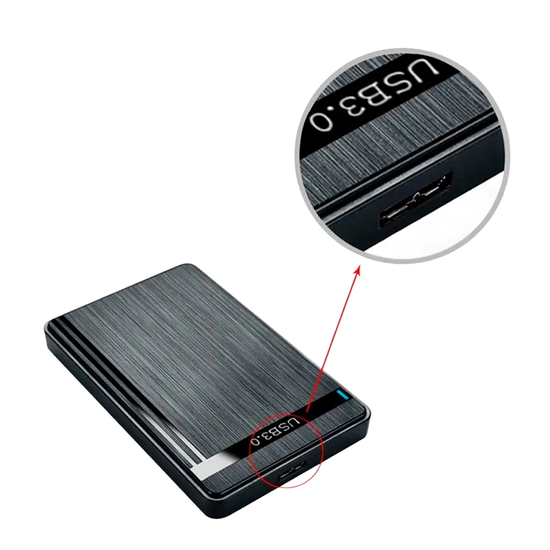 CASE HD/SSD USB 3.0 TISHRIC TSR013 (PRETO)