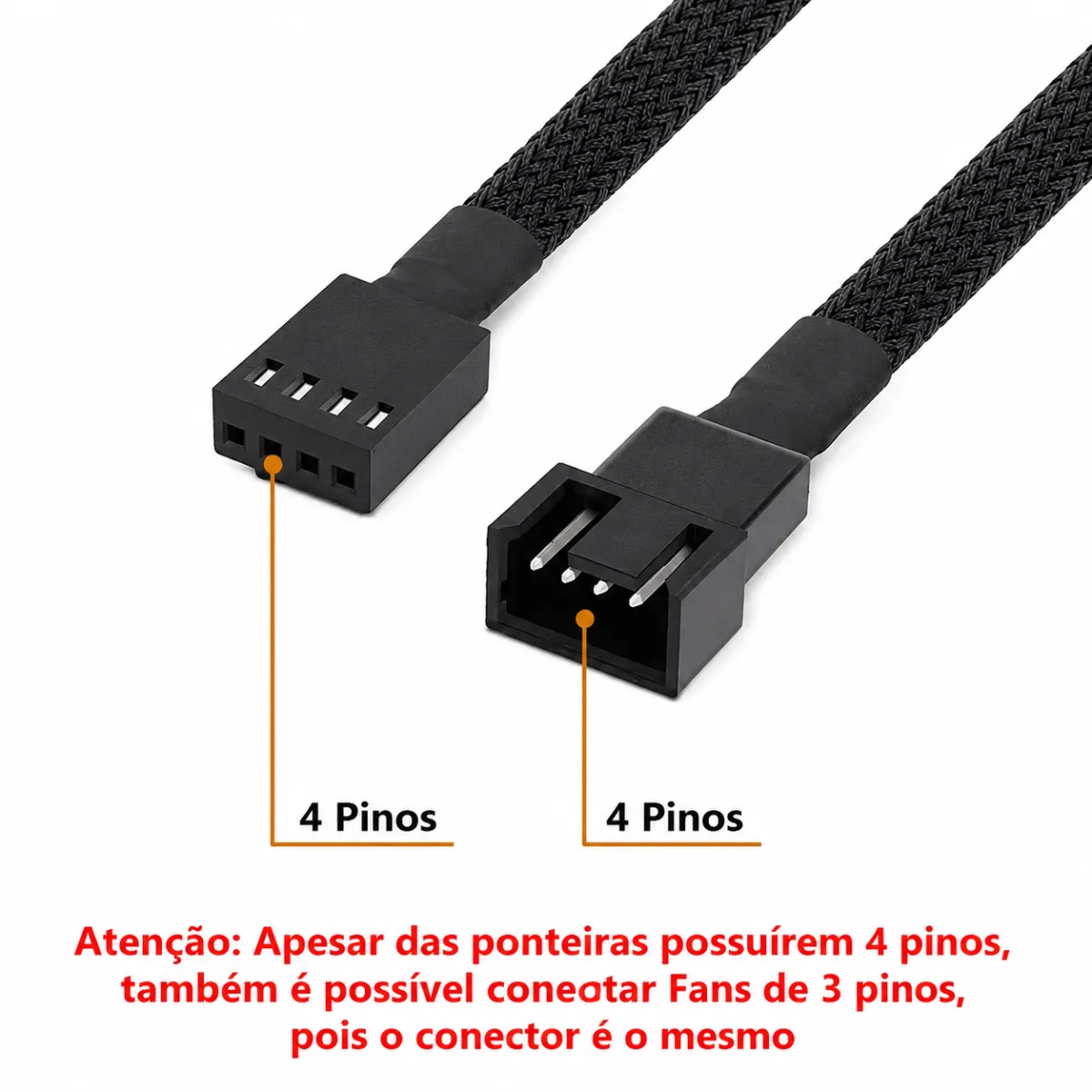CABO EXTENSOR COOLER 4PIN 1 -> 1