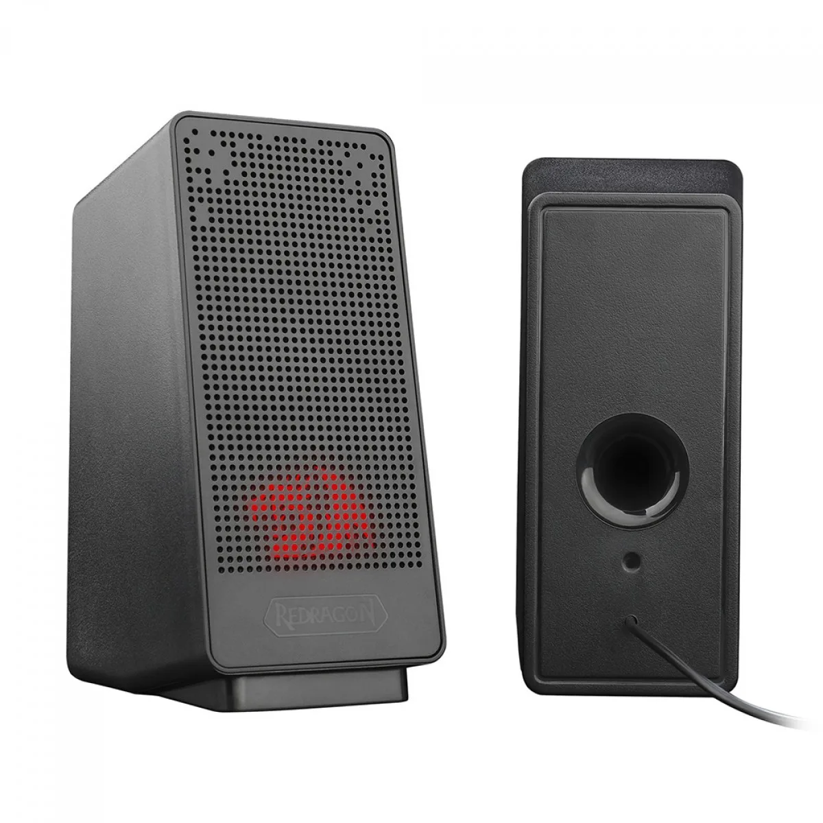 CAIXA DE SOM GAMER REDRAGON RANCH, STEREO, AUX, USB, PRETO, GS513