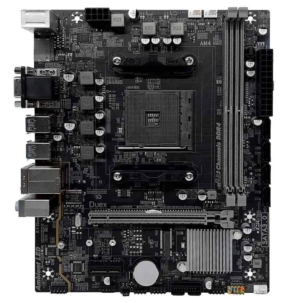 PLACA MÃE DUEX A520G, DDR4, SOCKET AM4, M-ATX - DXMBA520G