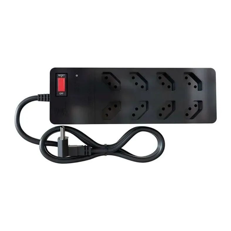 FILTRO DE LINHA DPS ICLAMPER 8 LCF 1 METRO CLAMPER PRETO — imagem 2